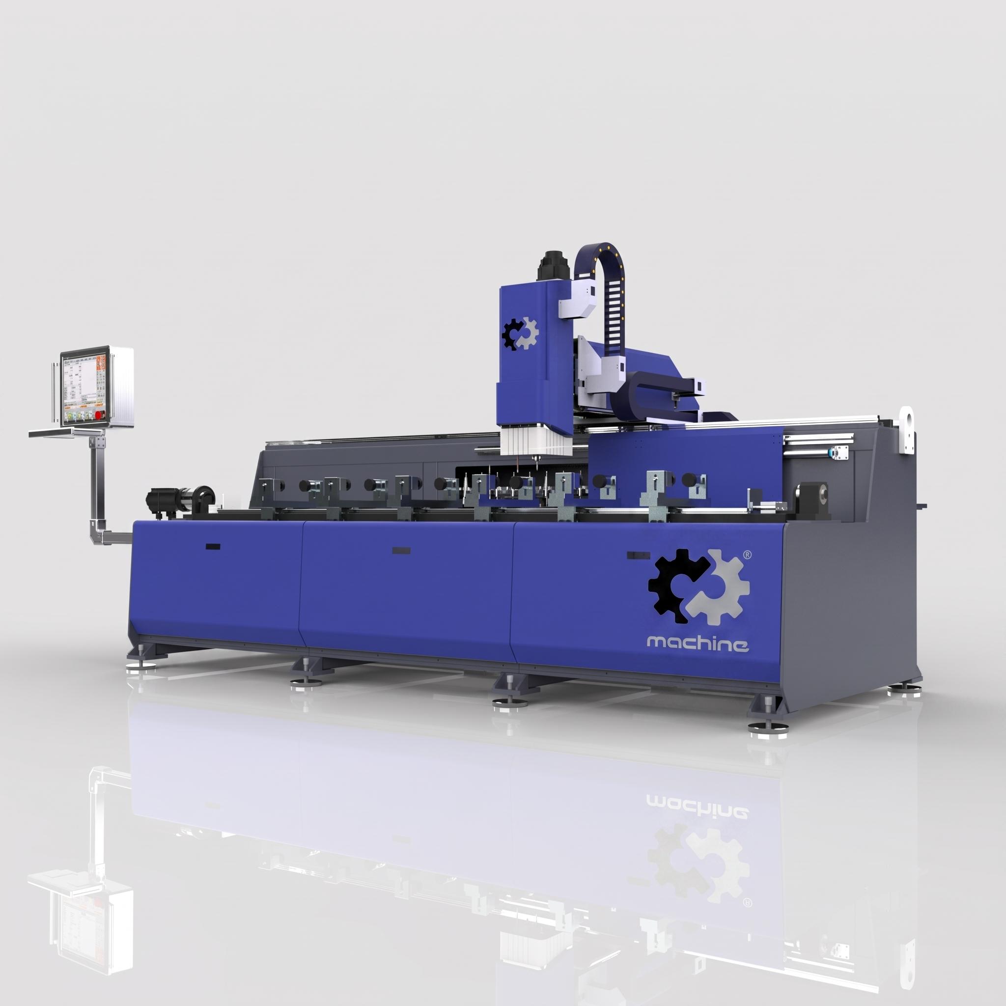 CNC centrum na hliník a PVC 6000 mm – doplnit foto